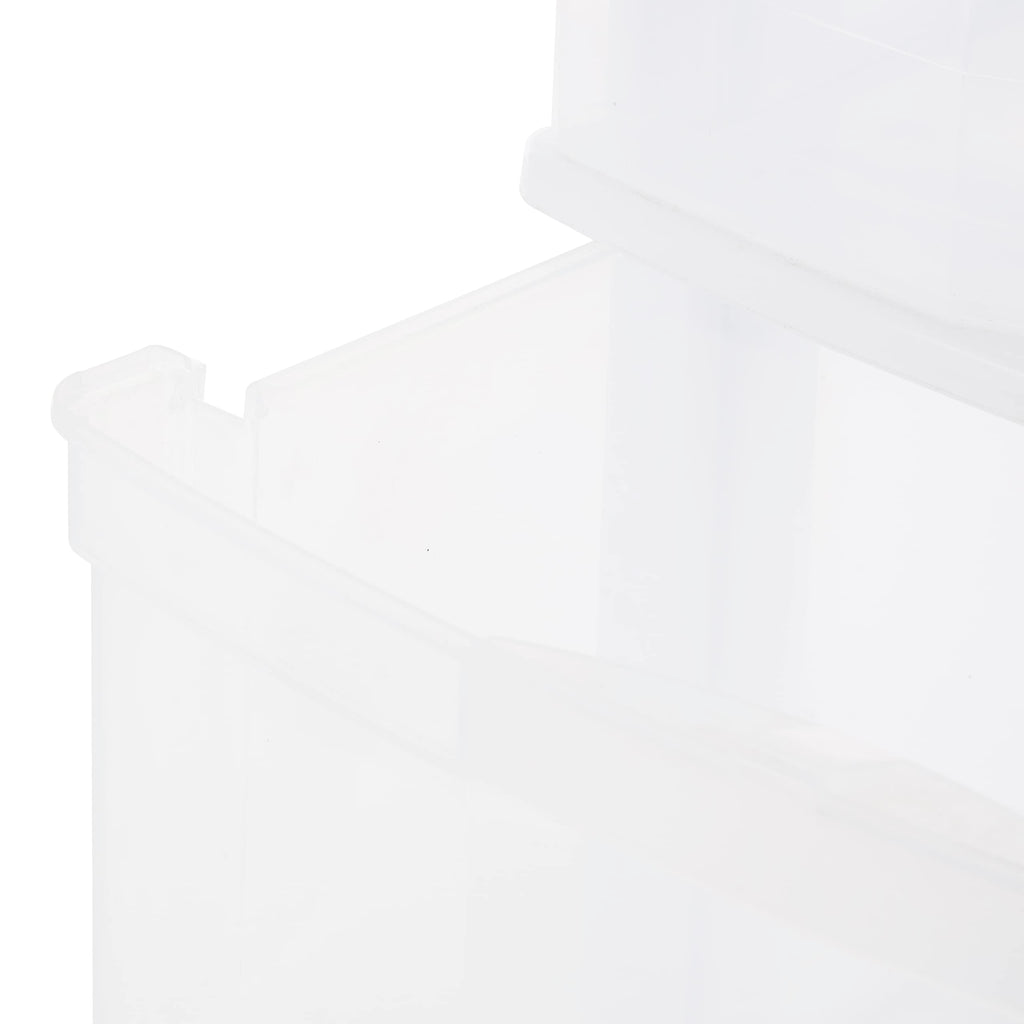 3 Drawer Plastic Rolling Organizer Cart L326
