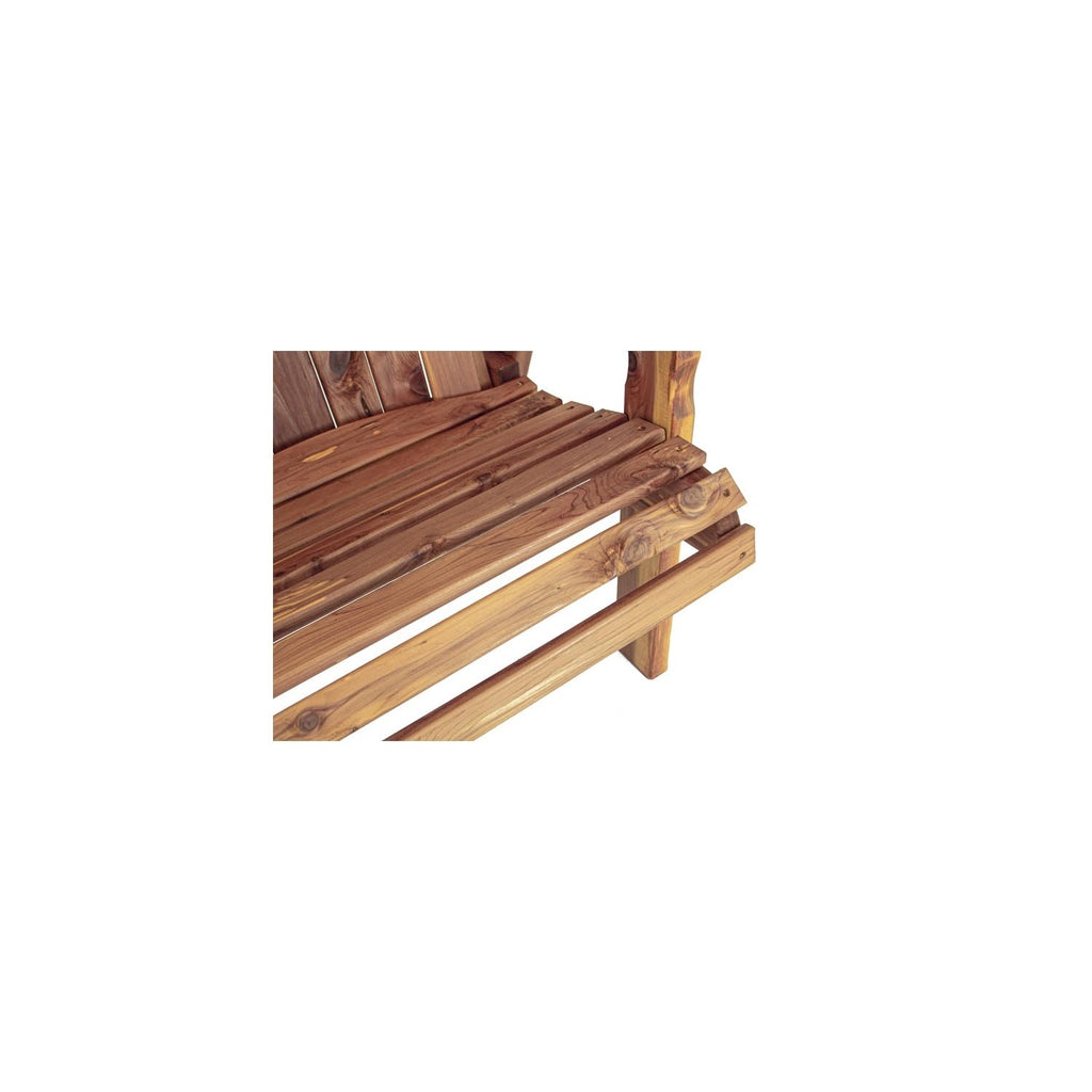 Cedar Stationary Chair Fan-Back Adirondack Style Q898269