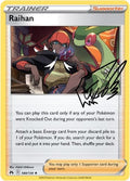 Reverse Foil Pokemon Trainer Autograph Card B970