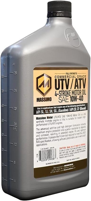 10W-40 Full Synthetic Oil 1 Qt. 2packs A724276