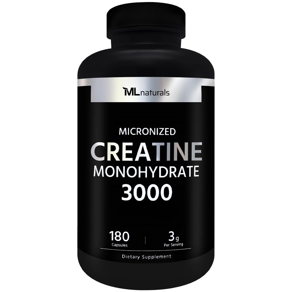 Micronized Creatine Monohydrate, 180 Capsules C67088