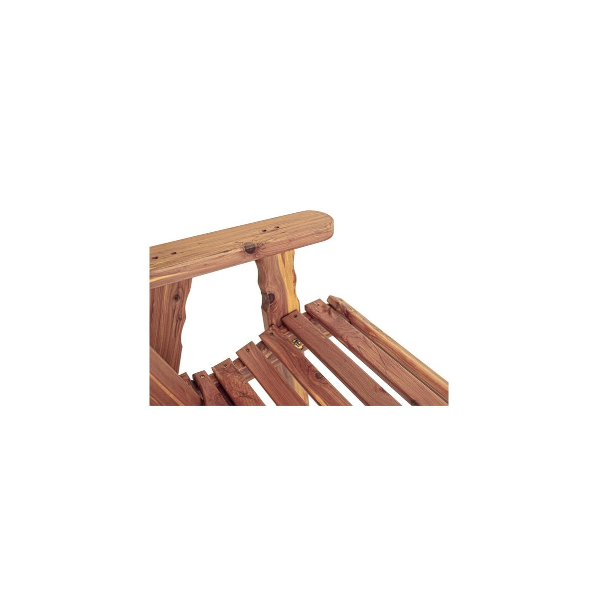 Cedar Stationary Chair Fan-Back Adirondack Style Q898269