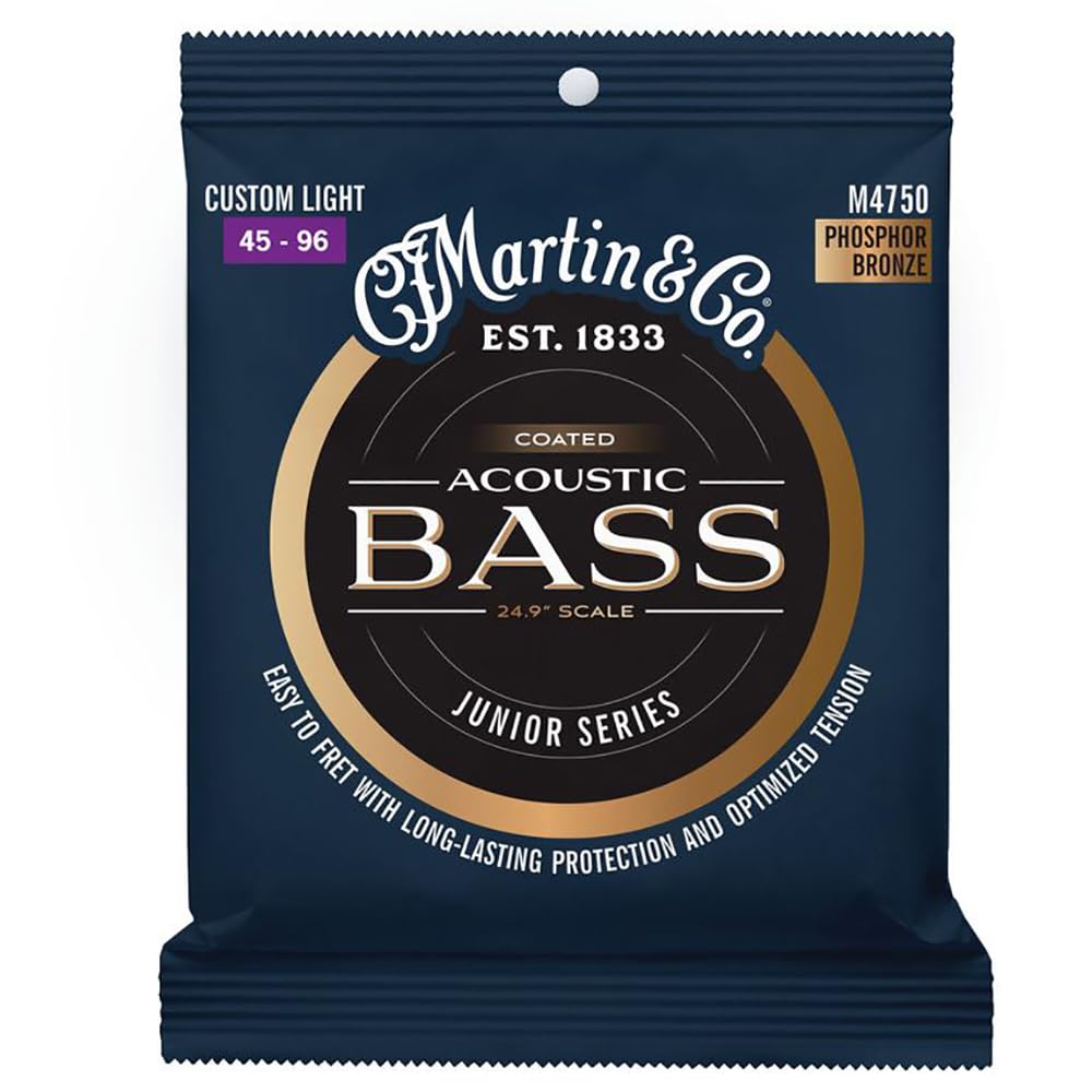 Coated Short Scale Acoustic Bass Strings N5384