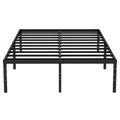 Queen Size Black Metal Platform Bed Frame N9253