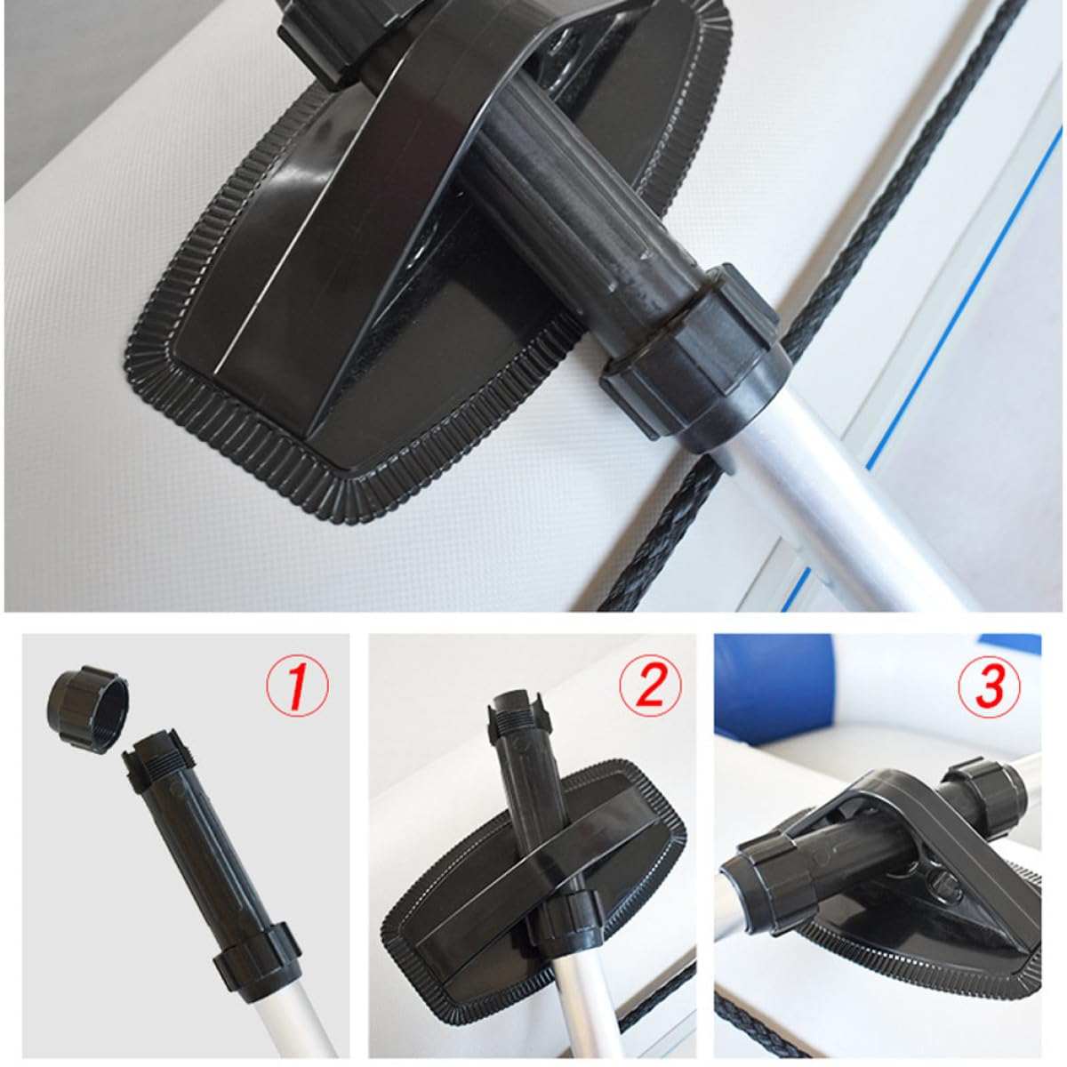 2 Pcs Aluminum Alloy Kayak Paddles R403967