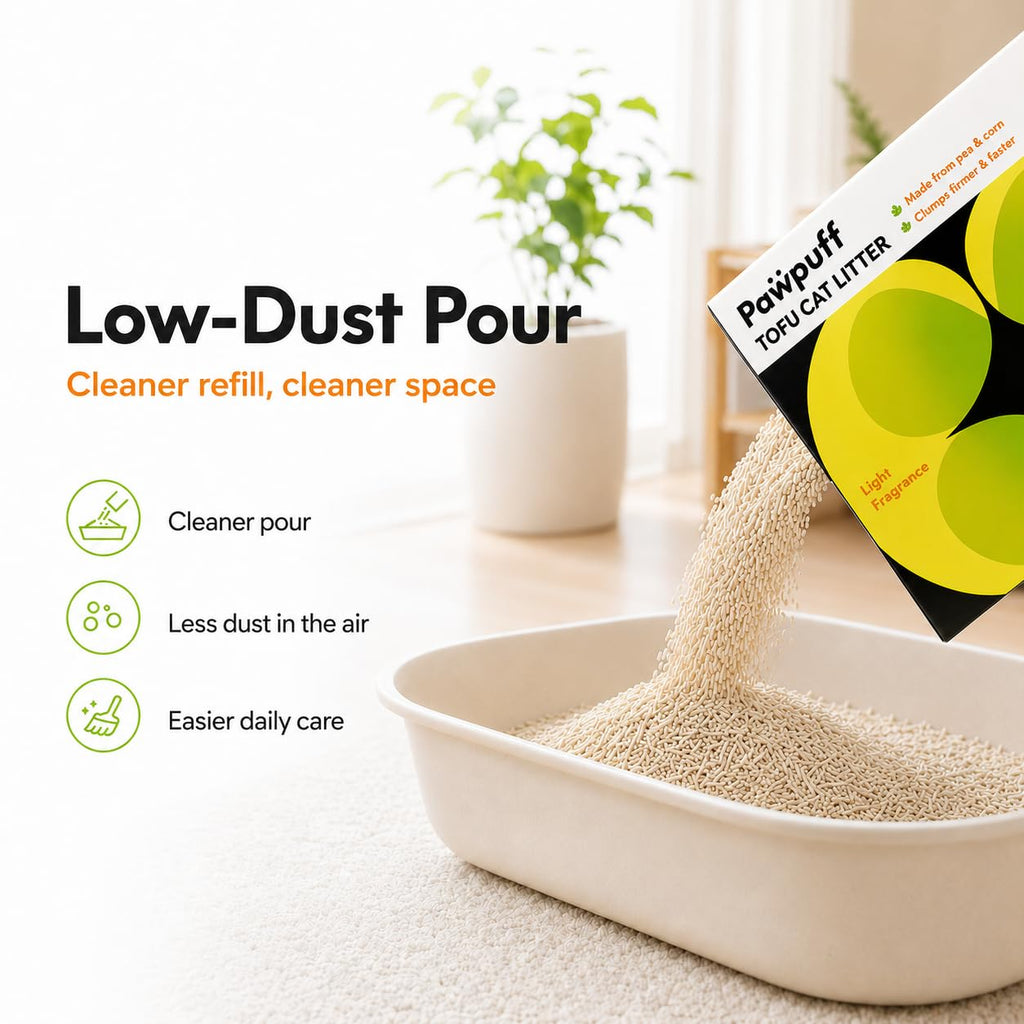 Tofu Cat Litter Low Dust Fast Clumping Flushable 2-Pack 22 lb E99367