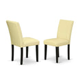 Set of 2 Pu Leather Parsons Chairs N275
