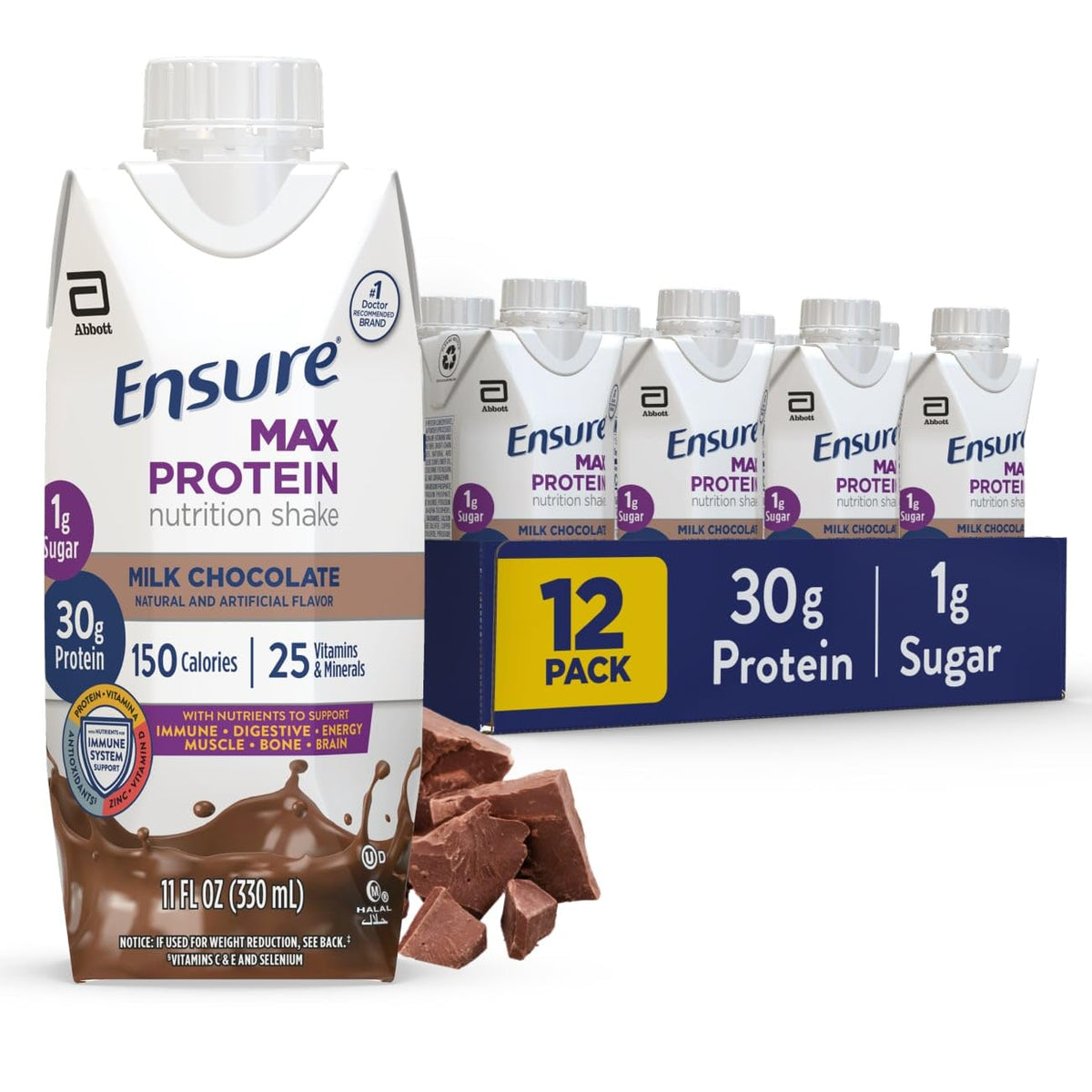 Nutrition Shake, 24 Count, 16 Grams of Protein A4968