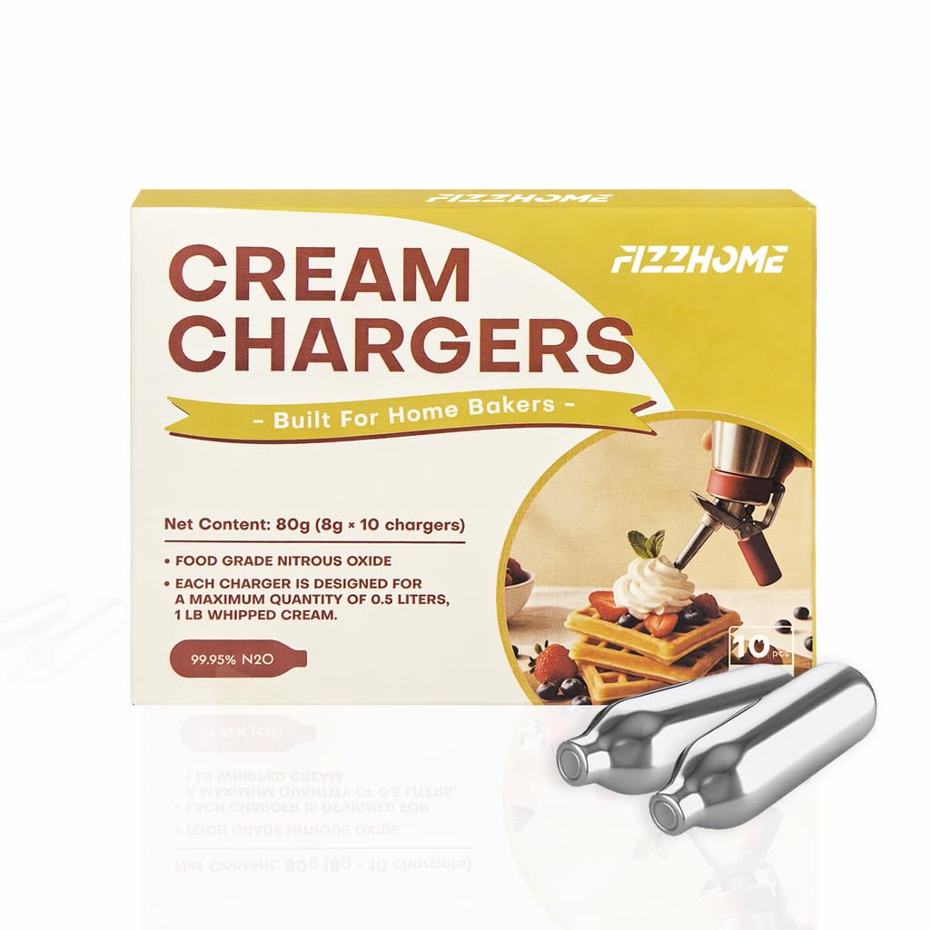 10-Pack 8g N2O Cream Chargers K24521