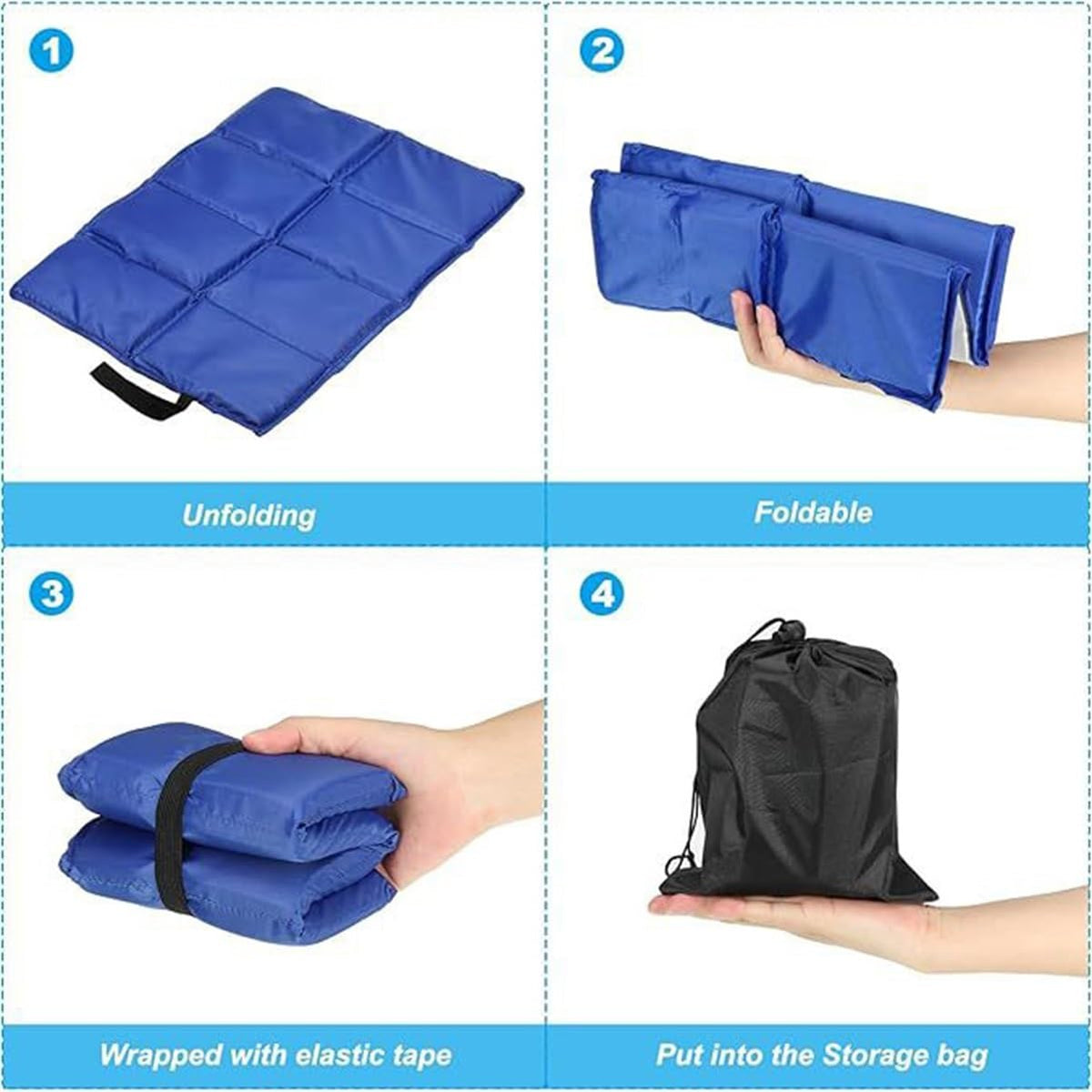 Foldable Waterproof Oxford Camping Seat Cushion F818