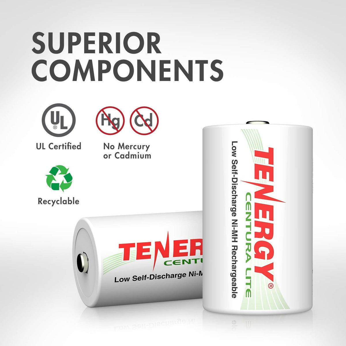 D Size Rechargeable Batteries Z84566