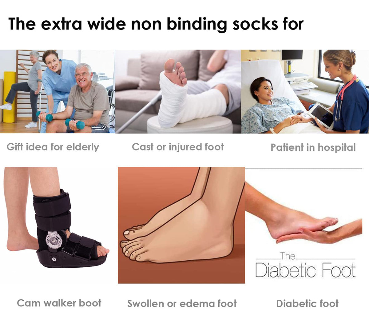 Walking Boot Socks E900