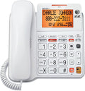White Corded Answering System with Backlit Display Y6834
