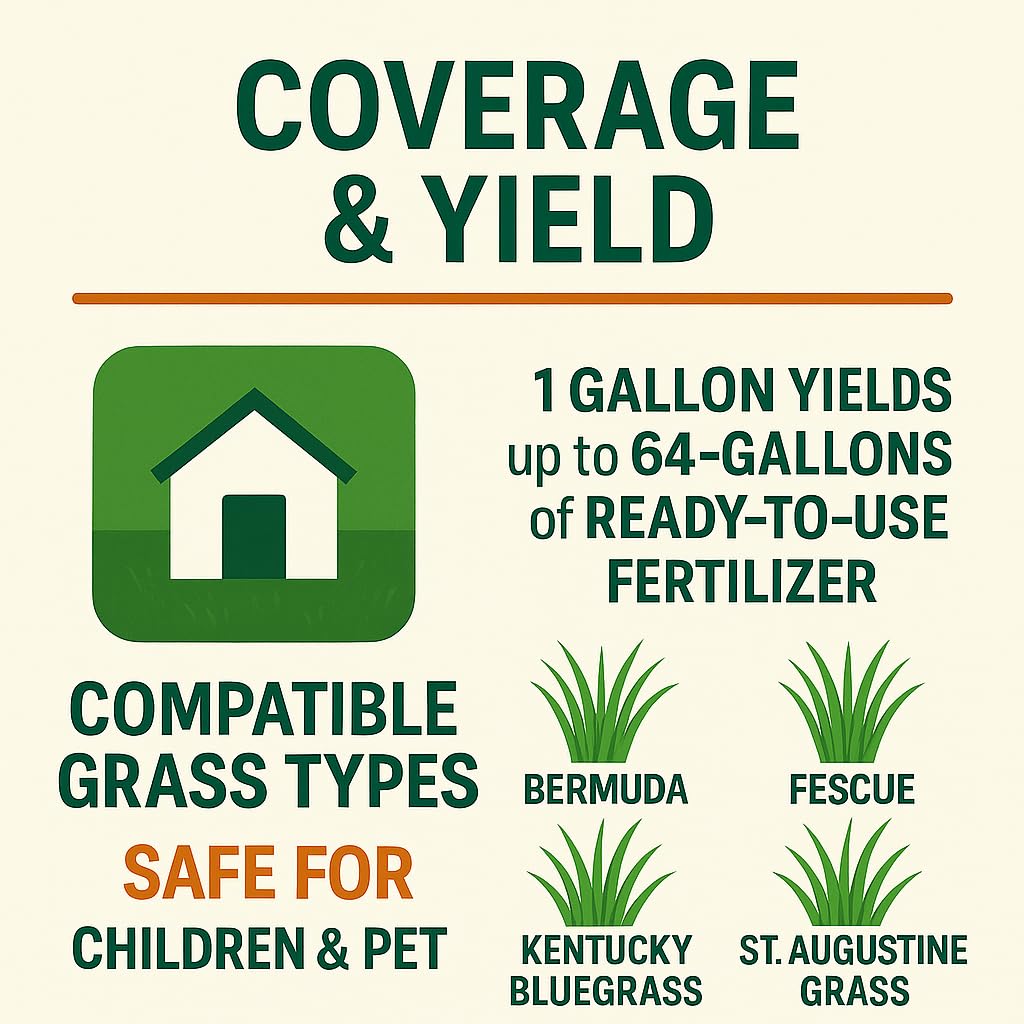 Liquid Lawn Fertilizer 1 Gallon J921