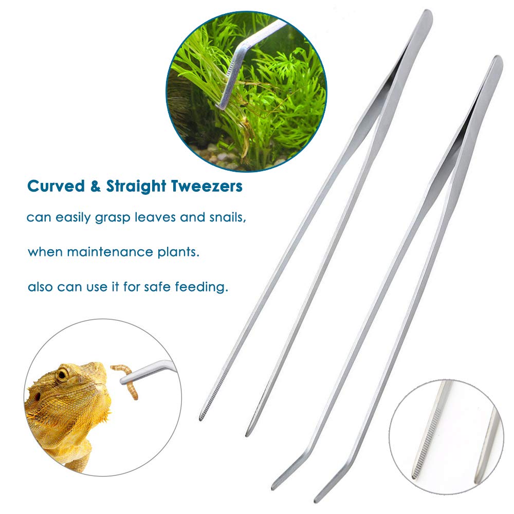 Long Stainless Steel Aquarium Plant Tools Set C524241