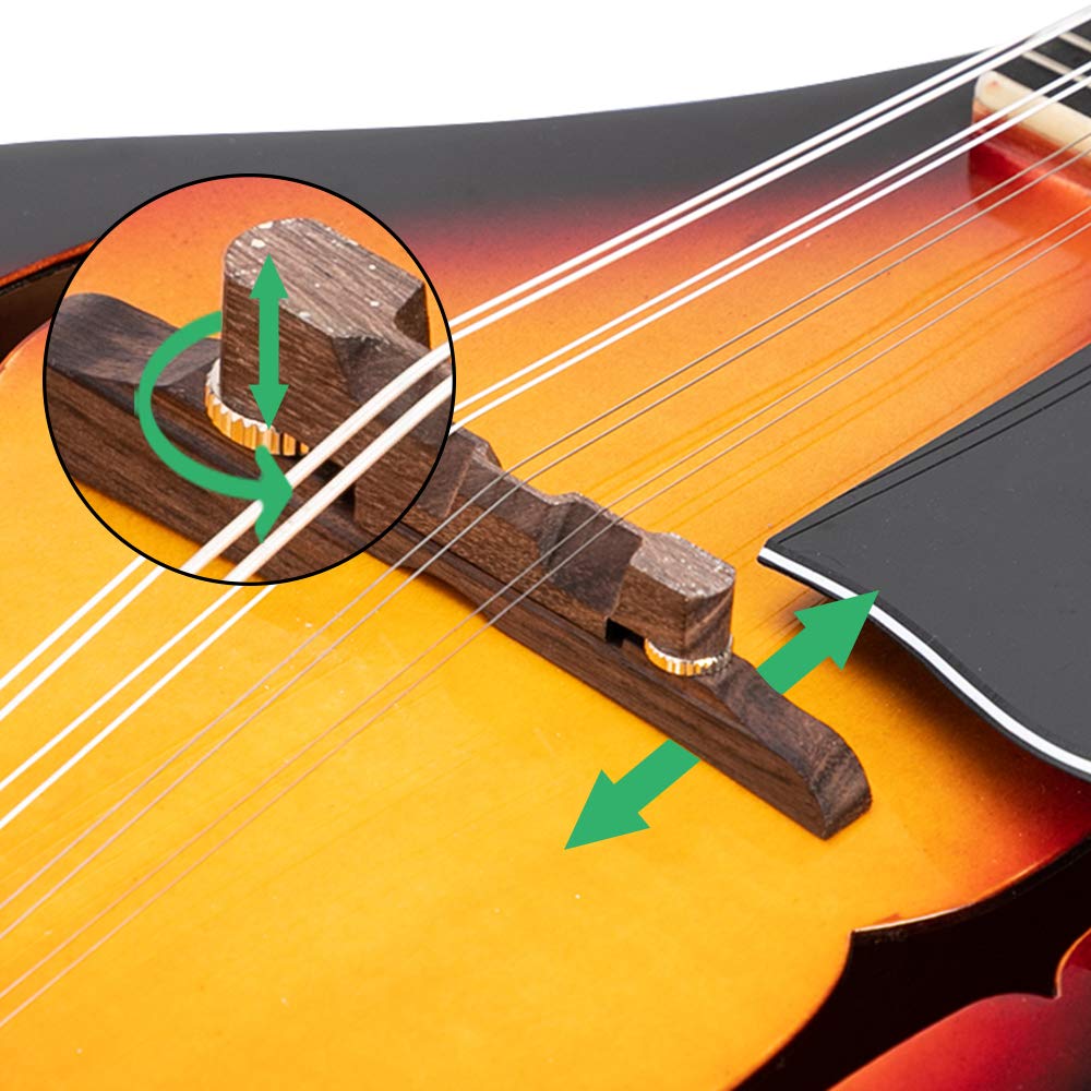 A Style Mandolin Musical Instrument with Guard Board J9690