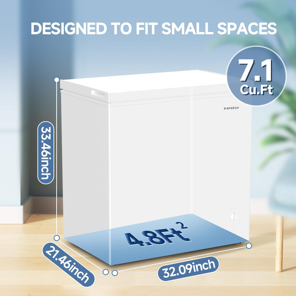 7.1 Cu.Ft Chest Freezer White K626