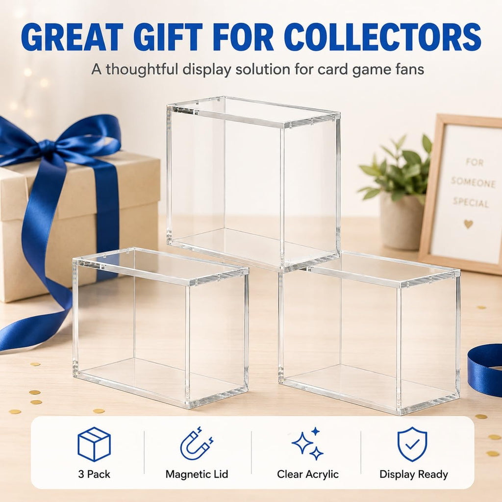 Clear Acrylic Trading Card Display Case V123146