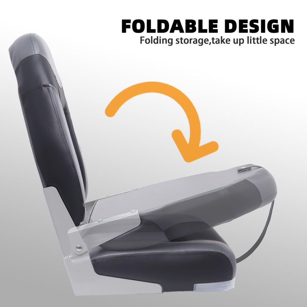 High Back Folding Boat Seat O98660