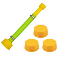 10'' Gas Can Spout Replacement Kit with Yellow Gas Caps J775
