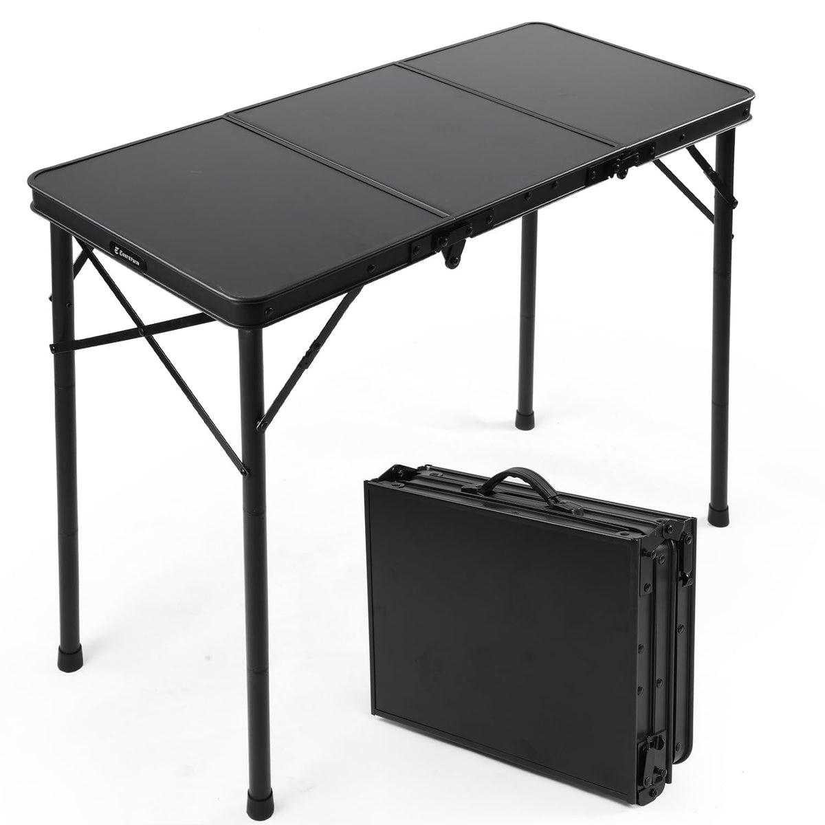 Small Folding Camping Table Black P374
