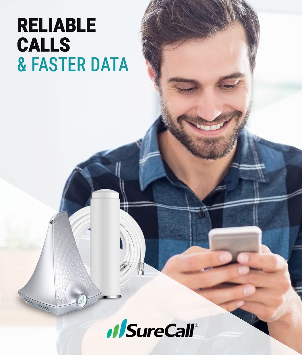 Cell Signal Booster up to 2500 sq ft 5G/4G LTE Multi-User All Carrier S32465