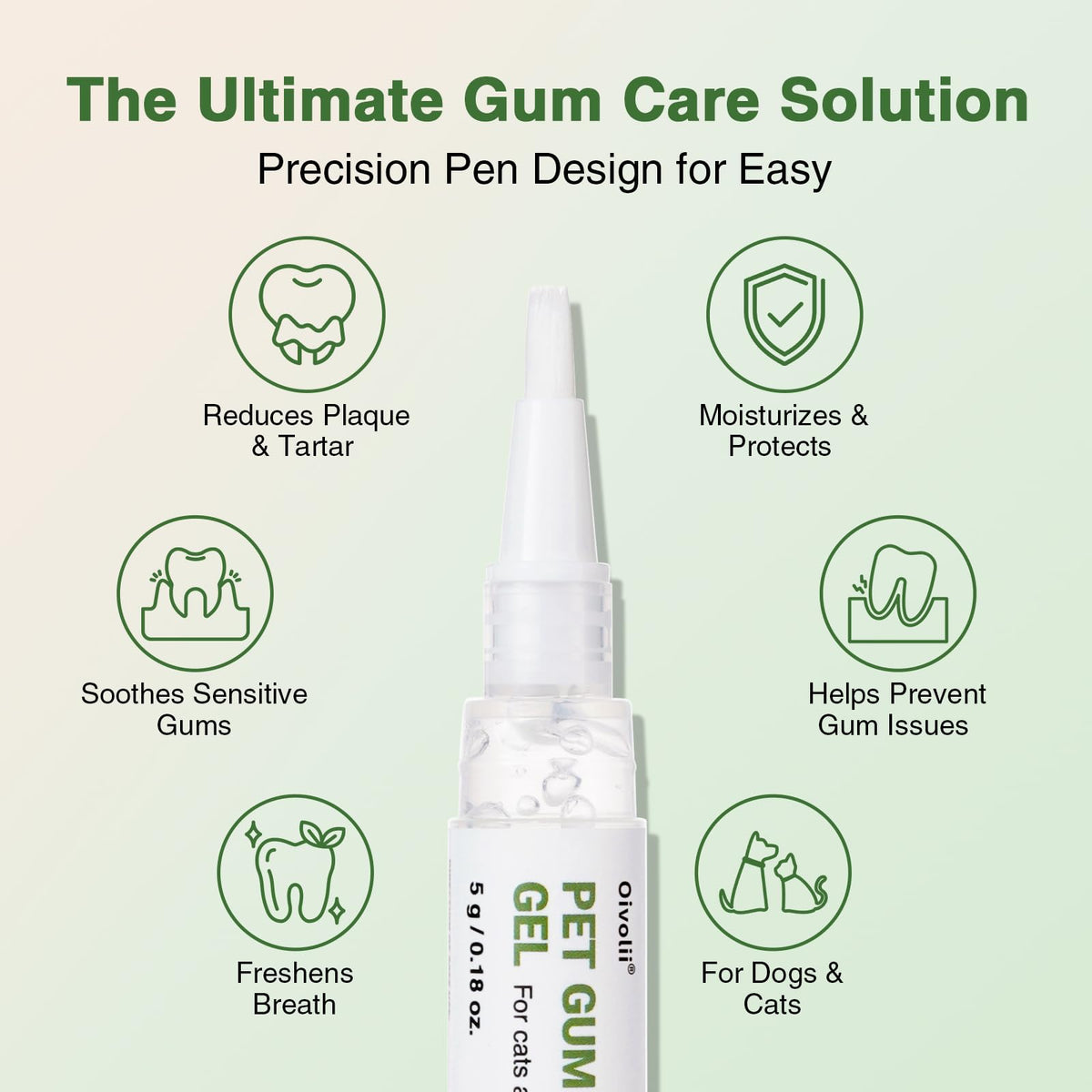 Cat Gum Care Pen with Soft Brush Tip I871