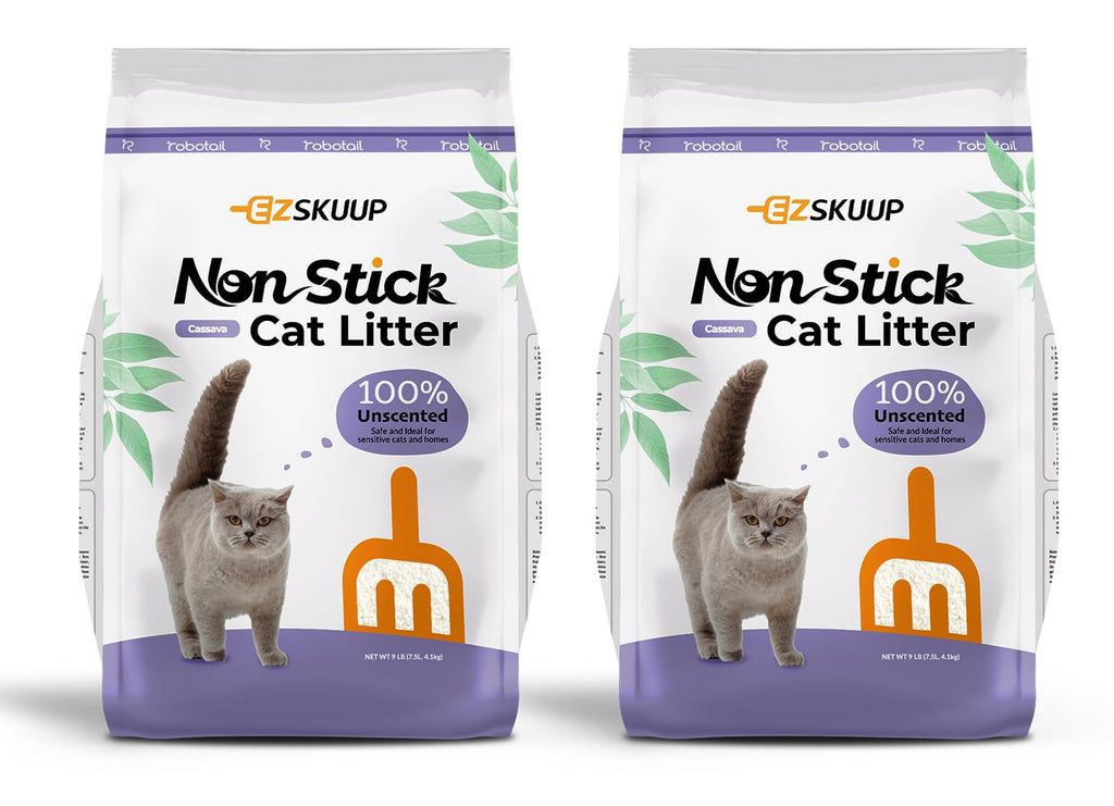 Non-Stick Clumping Cat Litter 18 lbs 2 Pack P3325
