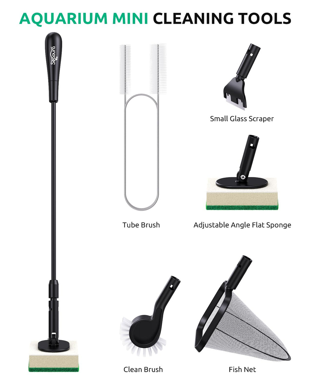 Aquarium Algae Scraper Glass Cleaner Set N339167