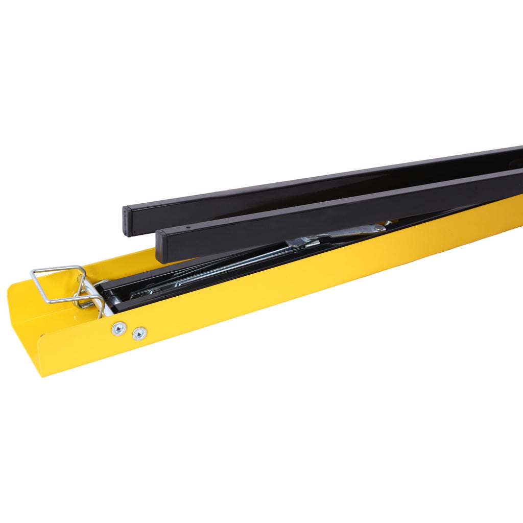 Heavy Duty Folding Saw Horses 2 Pack 660lb Capacity Adjustable Metal 25-35.5 Inch O89797