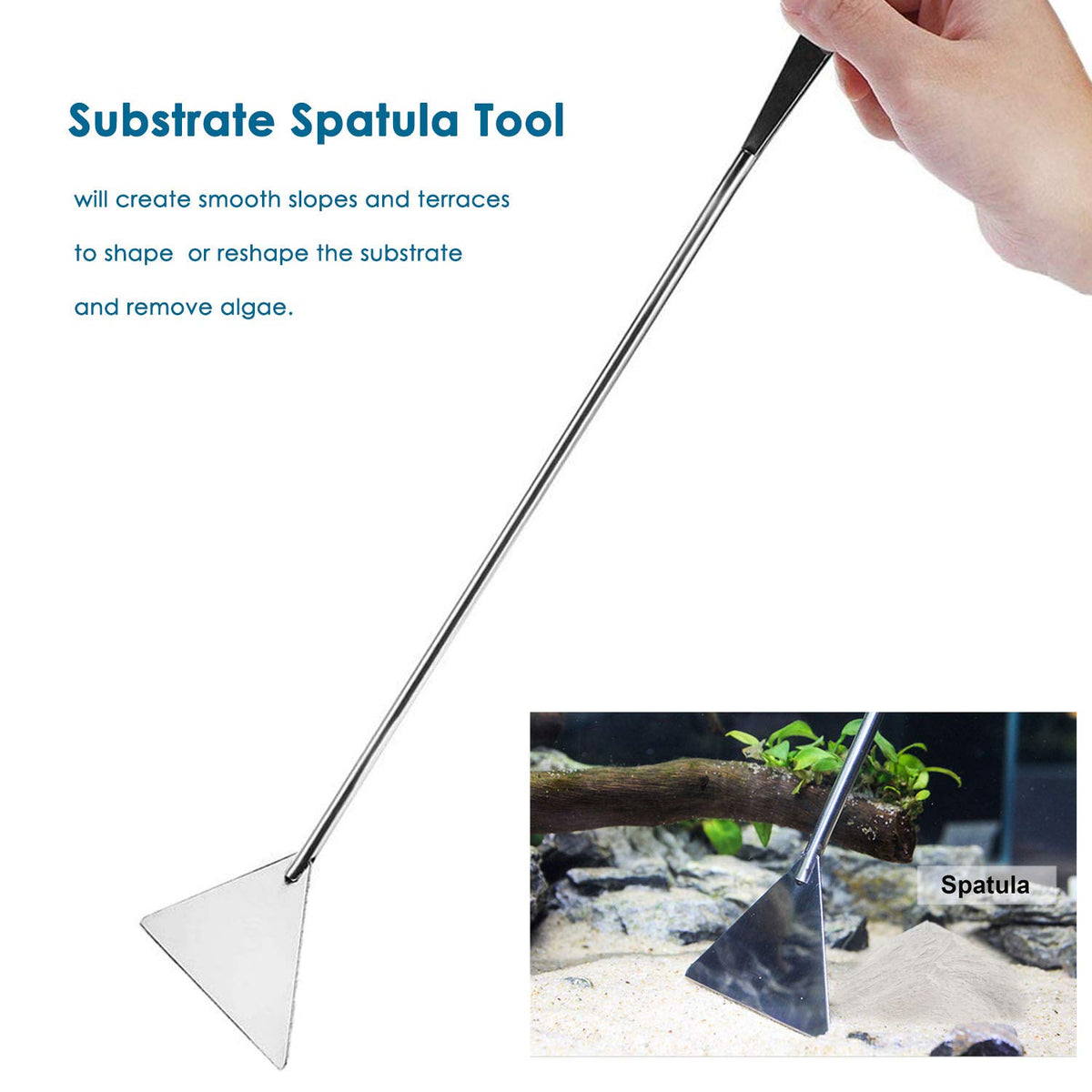 Long Stainless Steel Aquarium Plant Tools Set C524241