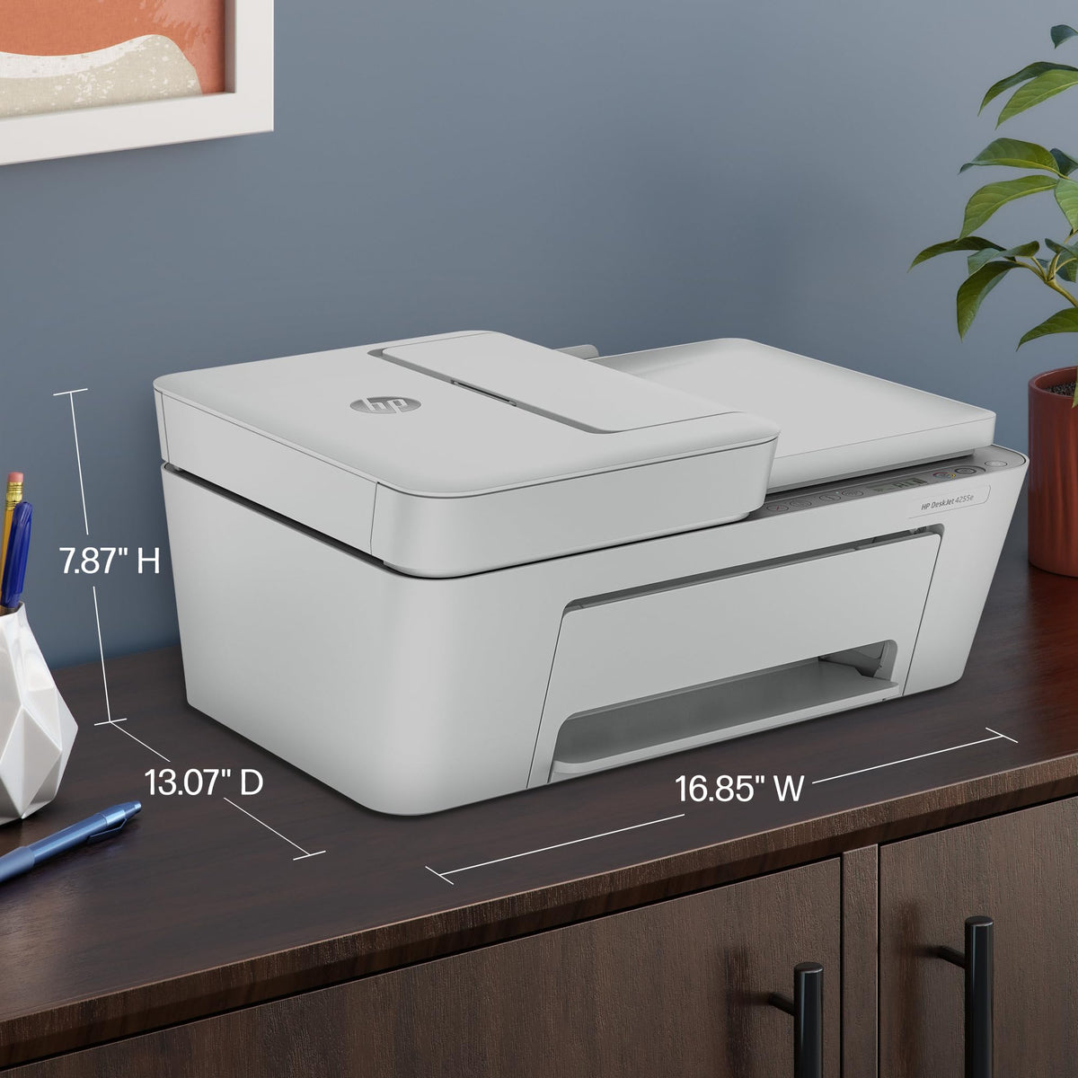 Wireless All-in-One Color Inkjet Printer, Scanner, Copier Q48890