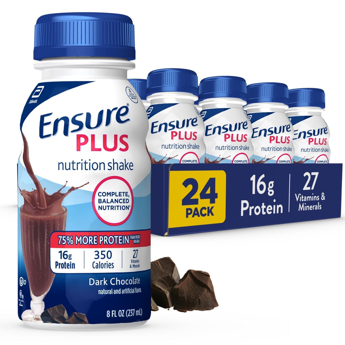 Nutrition Shake, 24 Count, 16 Grams of Protein A4968
