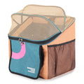 Expandable Soft-Sided Pet Bike Basket with Breathable Mesh C475