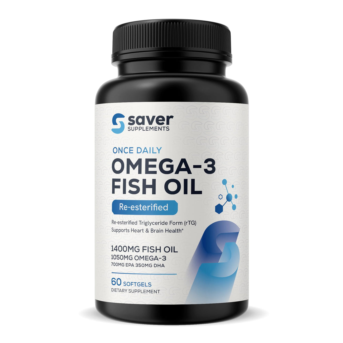 Omega 3 Fish Oil 1400 mg 60 Softgels B247