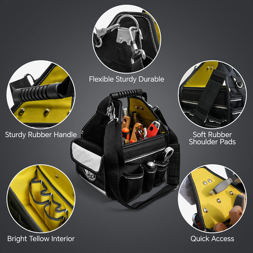 10in Tool Tote Bag with 43-Pocket Organizer L55146