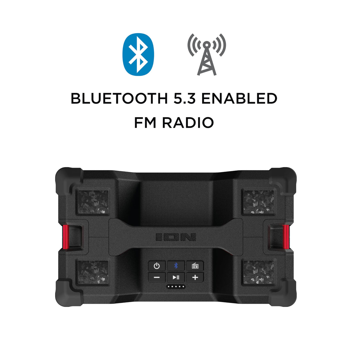 Portable All-Weather Wireless Bluetooth Speaker, IPX5 Water-Resistant, 65W C636423