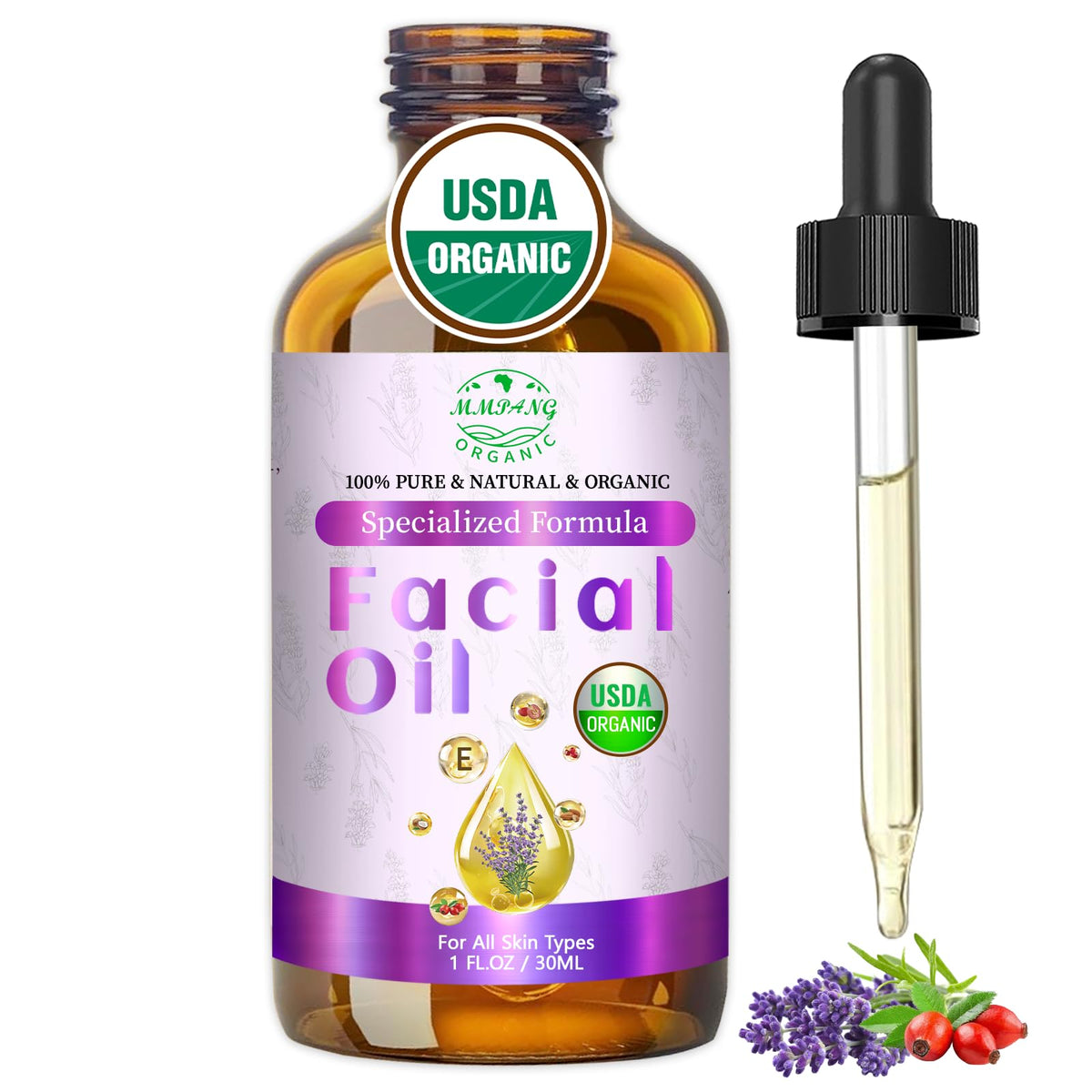 Organic Rosehip Facial Oil G963