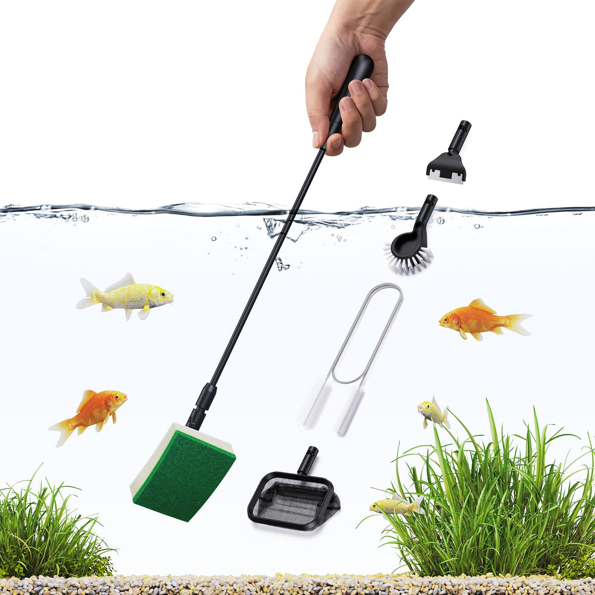 Aquarium Algae Scraper Glass Cleaner Set N339167