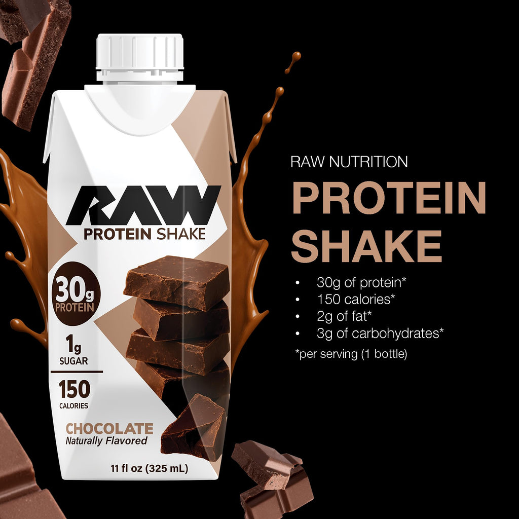 Chocolate Protein Shake 30g Whey 12 Fl Oz 12-Pack U3072