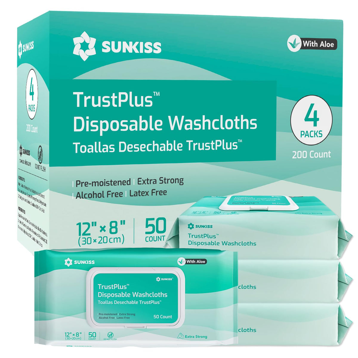 Adult Diapers XLarge 60 Count & Wet Wipes 200 Count Bundle N8212