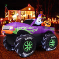 8 FT Halloween Inflatable Monster Truck with Built-in LEDs L6359