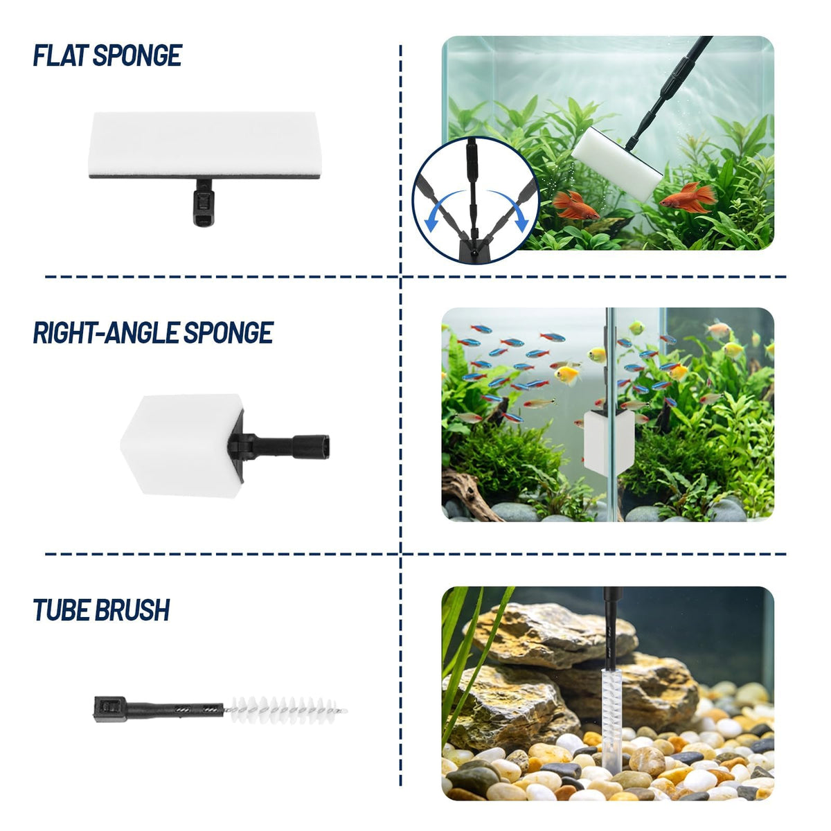 6 in 1 Aquarium Clean Tools X6635