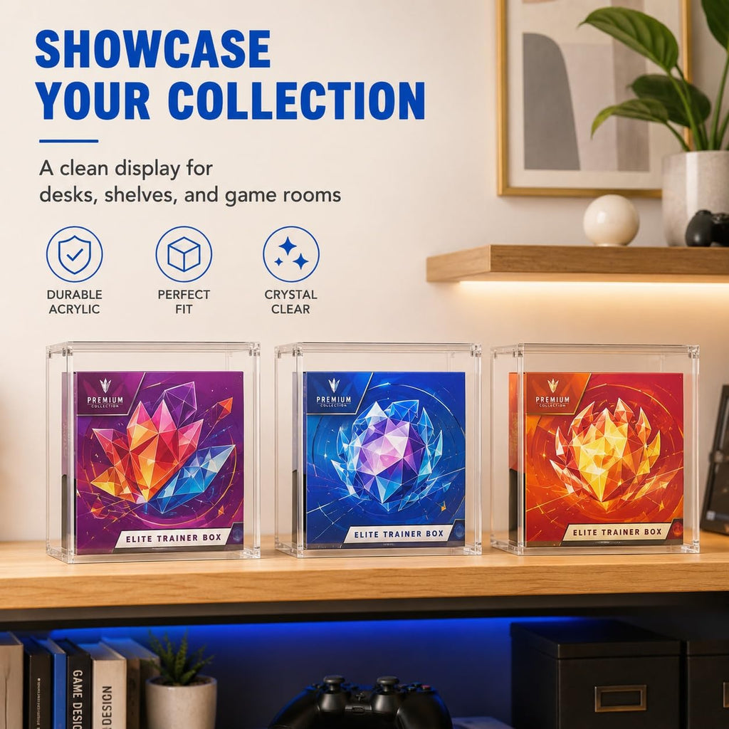 Clear Acrylic Trading Card Display Case V123146