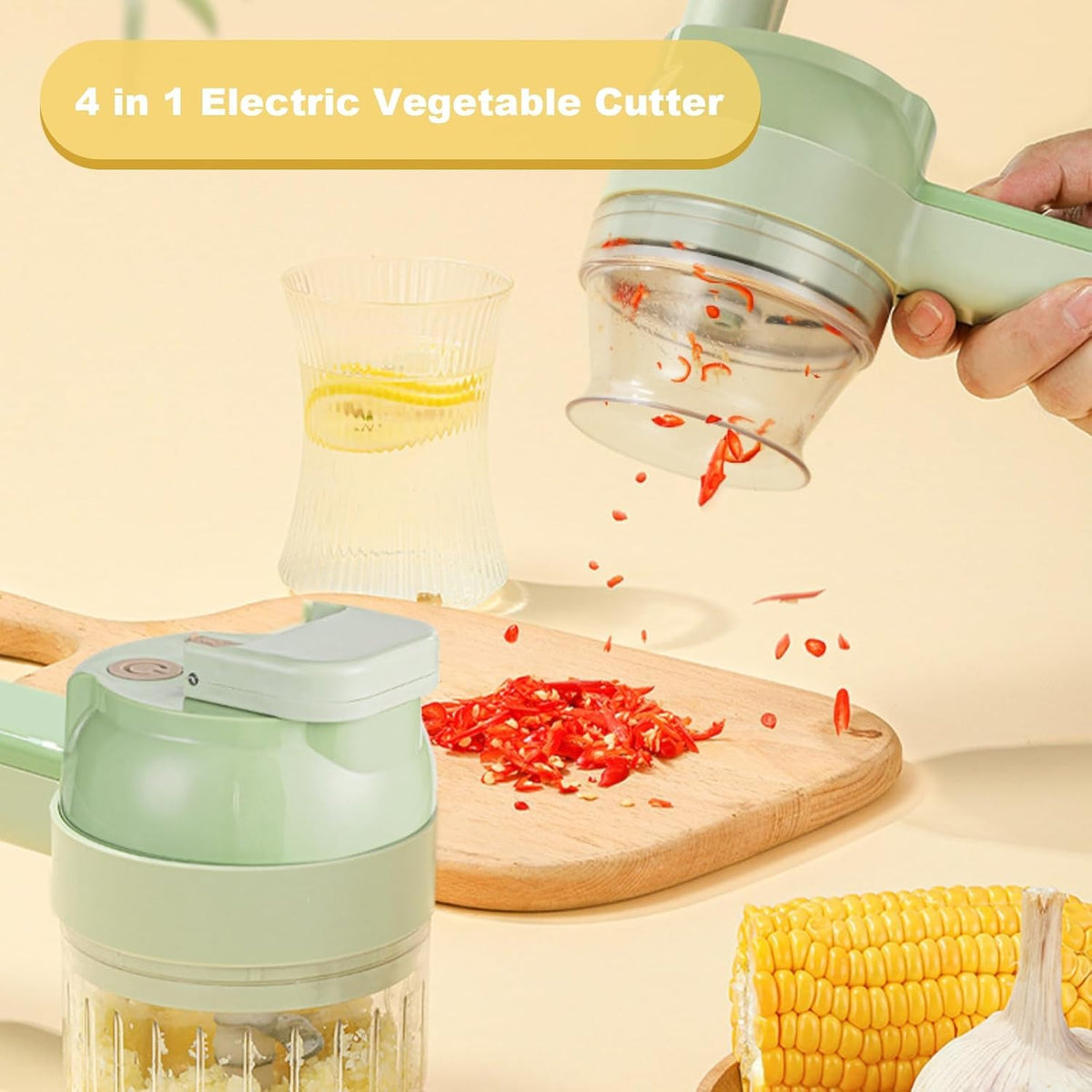 Portable Wireless Electric Vegetable Chopper V2475