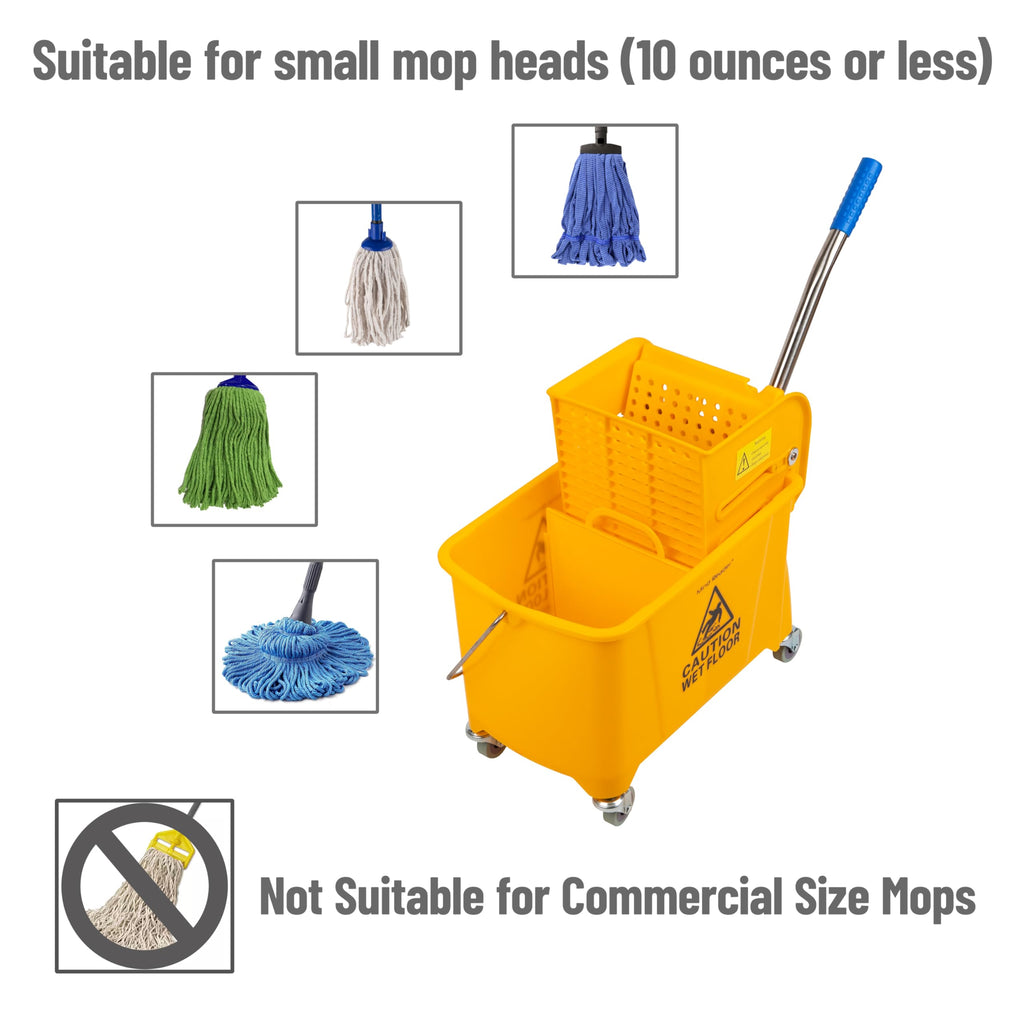 5.5-Gallon Mop Bucket with Wringer V923