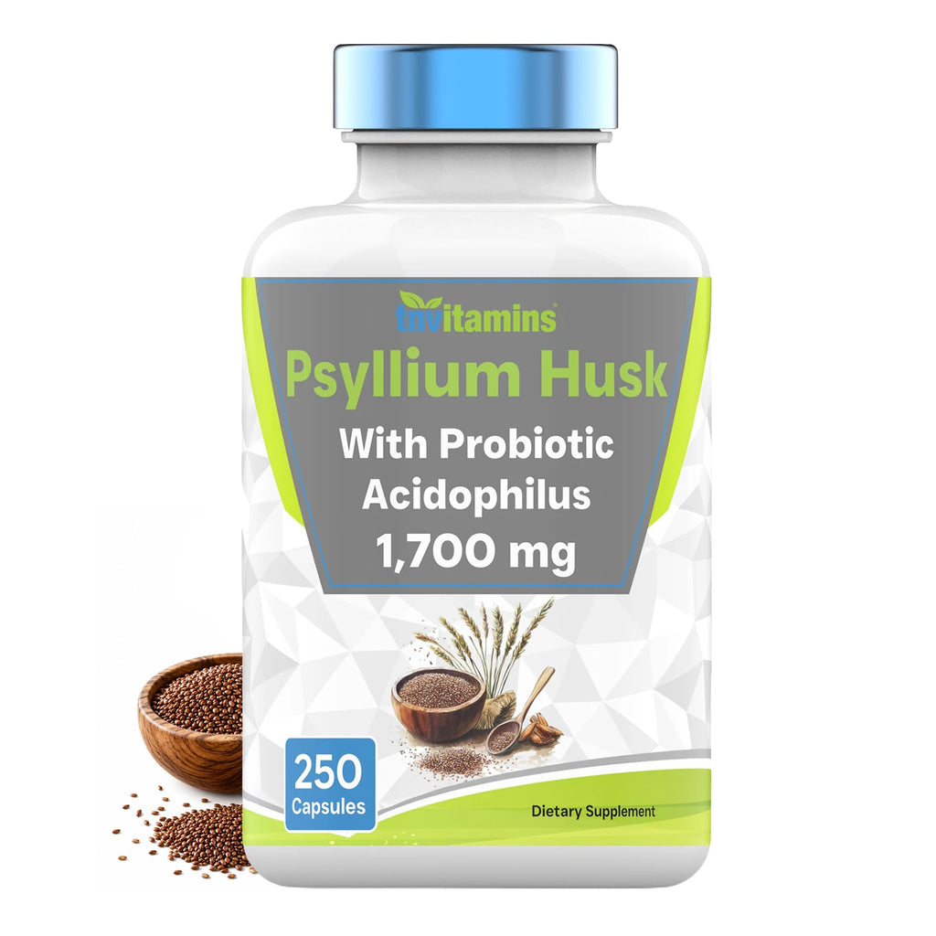 Psyllium Husk Capsules 1700 MG 250 Capsules Z5303