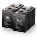 6V 4.5Ah Rechargeable SLA AGM Battery, 6 Pack S989