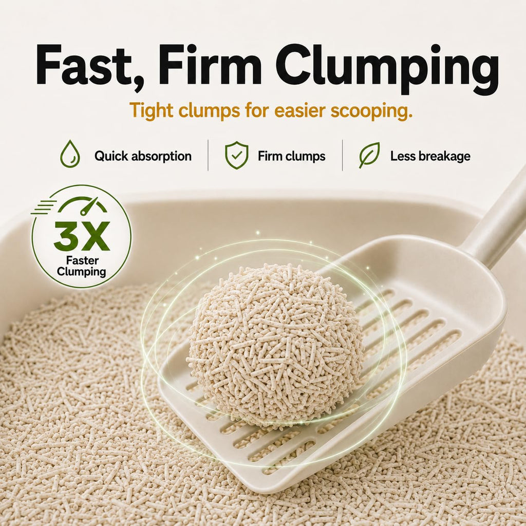 Tofu Cat Litter Low Dust Fast Clumping Flushable 2-Pack 22 lb E99367