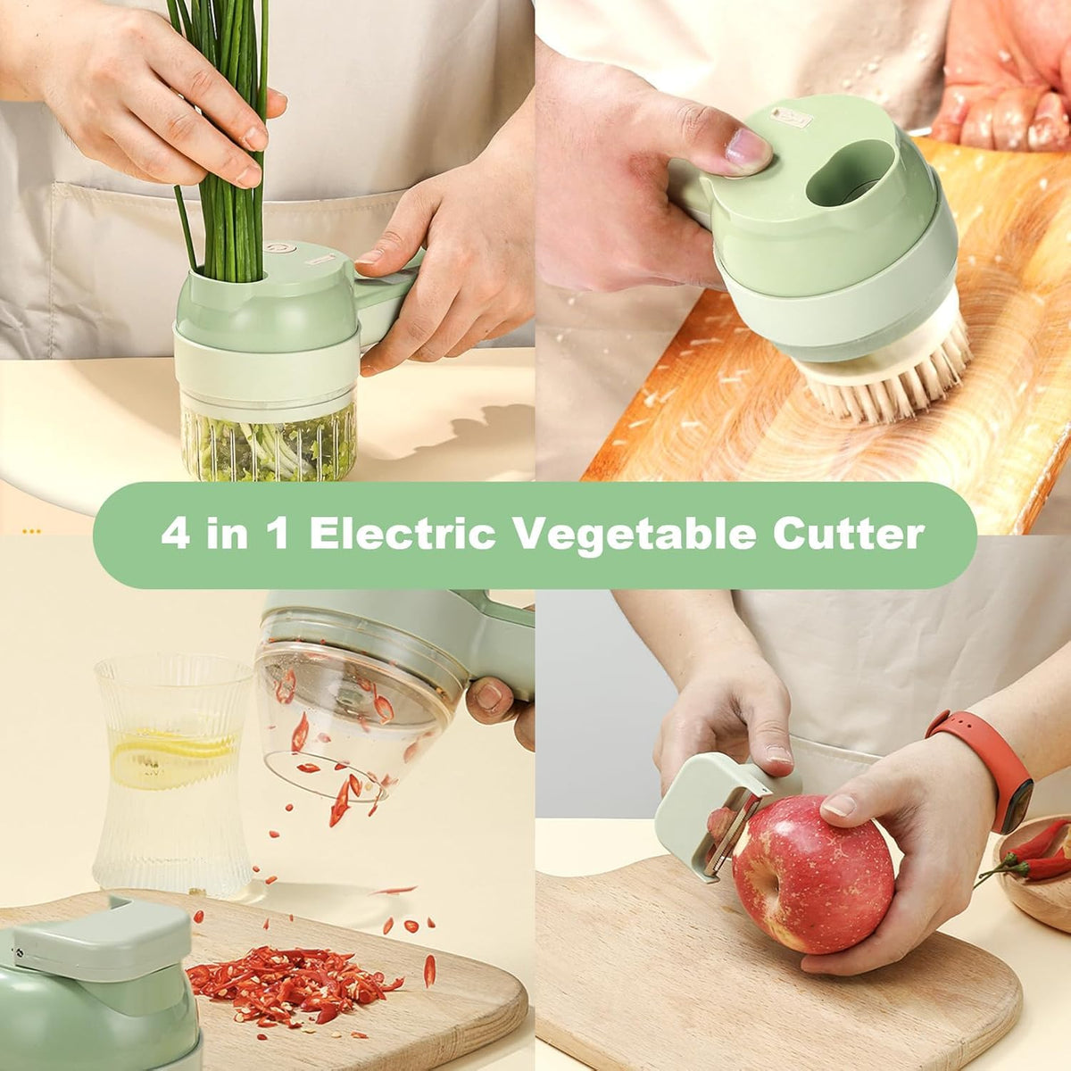 Portable Wireless Electric Vegetable Chopper V2475